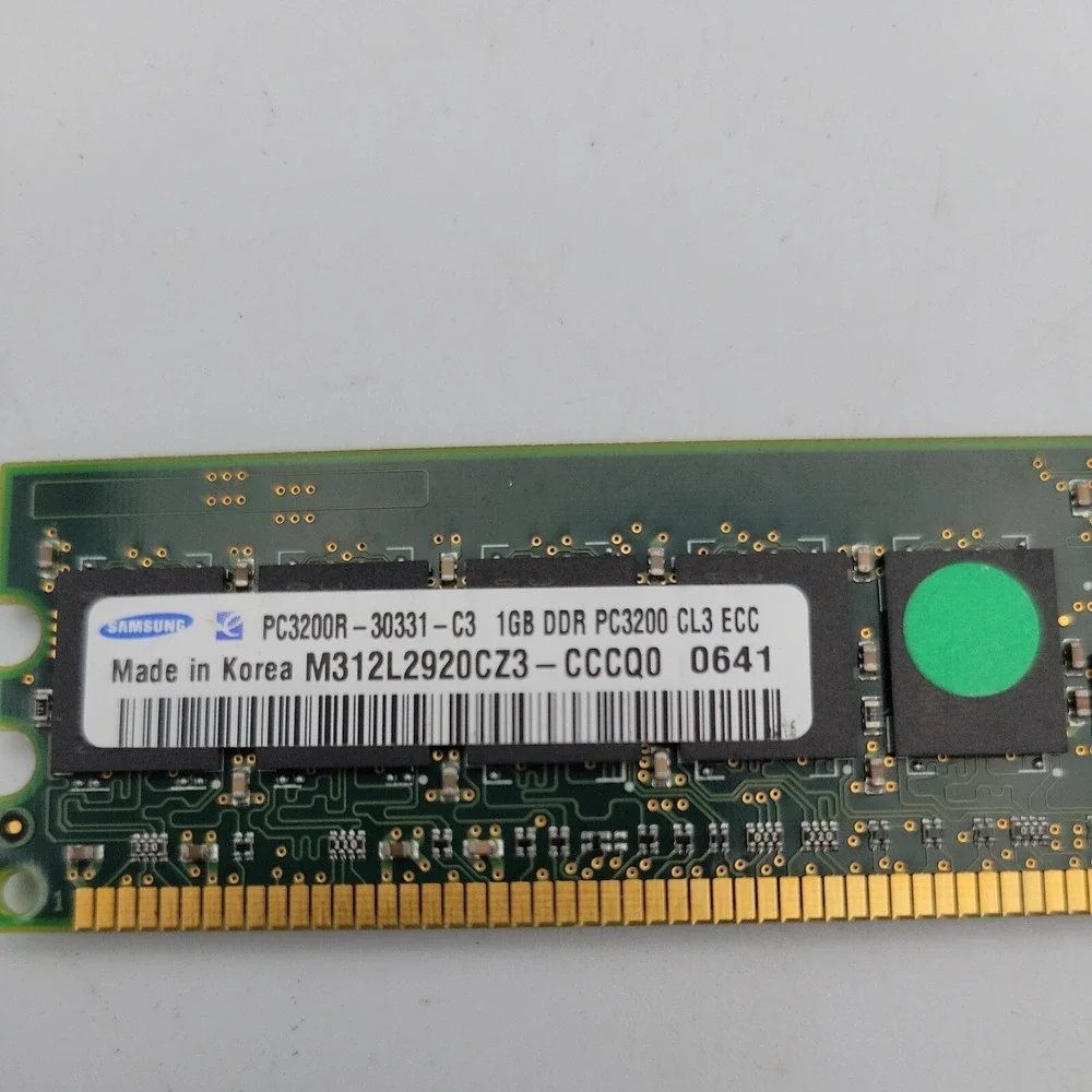 PC3200R-30331-C3 HP 1GB‎ DDR Registered ECC PC-3200 400Mhz 1Rx4 Memory